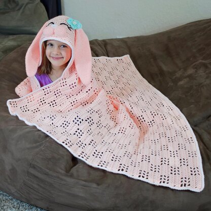 Hooded Bunny Blanket Pattern