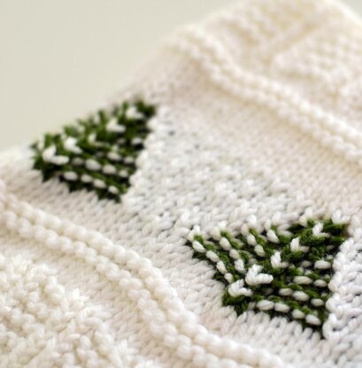 Fir Trees knit cowl