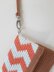 Chevron Fold Over Clutch