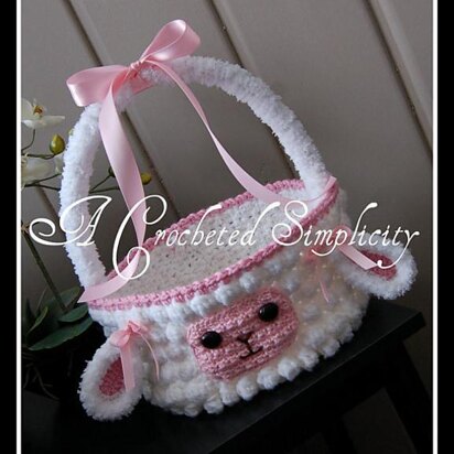 "Lily or Lyle" the Lamb Easter Basket