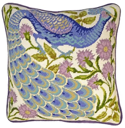 Bothy Threads Peacock Needlepoint Kit - 35cm x 35cm