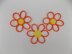 Daisy flower coasters