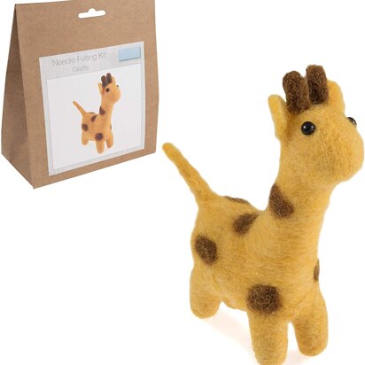 Trimits Needle Felting Kit: Giraffe - 9 x 11.5cm