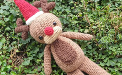 Christmas crochet dolls angel elf rudolph santa claus