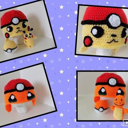 Pokemon characters hat