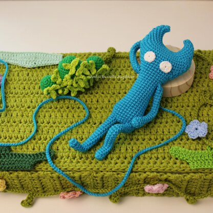 Blue Yarn Spirit-Inspired Amigurumi Pattern (Blue Version) – Digital PDF