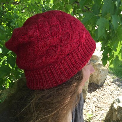 Entrelac Hat: A Step by Step Approach