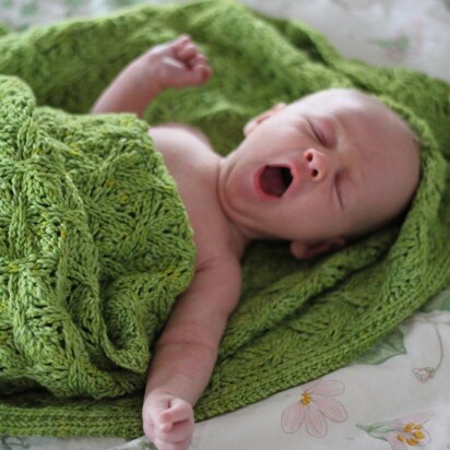 Blooming Stars Blanket - knitting pattern