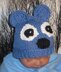 BABY BLUE BEAR BEANIE ANIMAL HAT