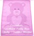 Sweetheart Teddy Bear Baby/Toddler Blanket