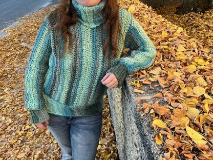 Turtleneck Sweater "Malachite"