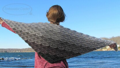 Gray Skies Gradient Shawl