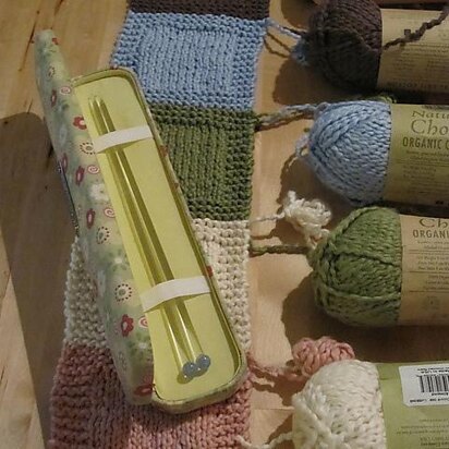 Sweet Squares Baby Blanket - knitting pattern