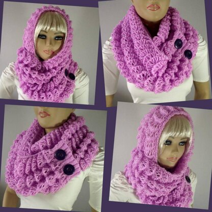 Angel Wings Hood Scarf