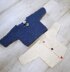 Baby chunky knitted cardigan 0-2 years for beginners