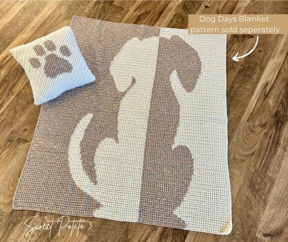 Paw Print Pillow Cover