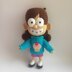 Mabel by Gravity falls PDF crochet pattern