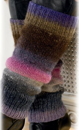 Leg Warmers in Noro Silk Garden Lite