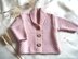 Versatile baby Cardigan or Vest with shawl collar P081