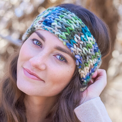 Fresia Headband in Berroco Coco - Downloadable PDF