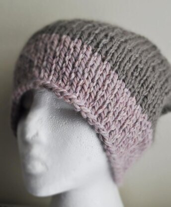 Easy Peasy Slouchy Hat Knitting pattern by Arty Lou | LoveCrafts