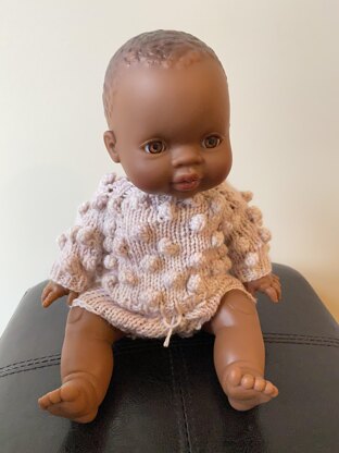 Woodland Popcorn Sweater and Bloomers for Dolls