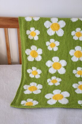 Daisy Chain Blanket - the knit version