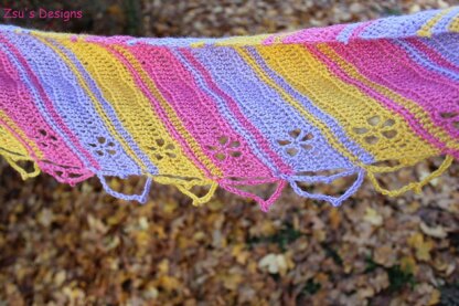 Blooming Bands Shawlette