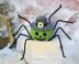 Pumpkin Spider Amigurumi. Green Pumpkin. Halloween Decor