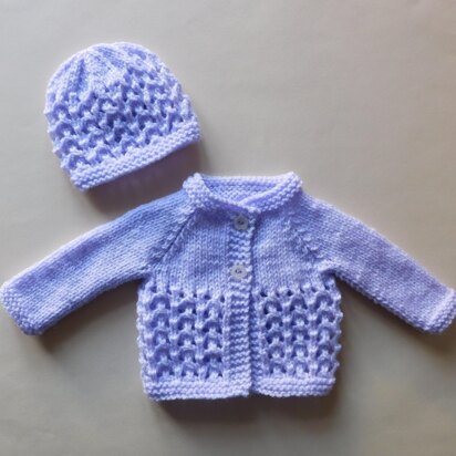 Little Melika Medium Premature Baby Set - knitting pattern