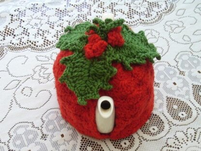 Crochet Christmas Pudding Tea Cosy