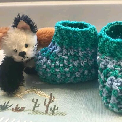 Unique baby booties