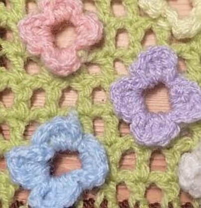 Spring Trellis Afghan Square