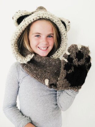 Bennett the Bear Hooded Scarf