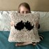 Fuzzy Mustache Pillow