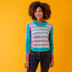 Seeing Stripes Sweater - Free Knitting Pattern for Women in Paintbox Yarns Cotton DK