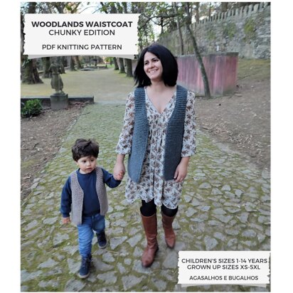 Woodlands Family Waistcoat | Chunky Edition | 1y to 5XL