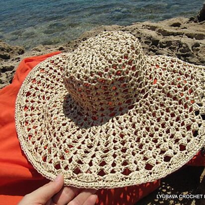 Crochet Floppy Beach Hat