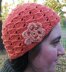 Long Double Crochet Hat with Flower