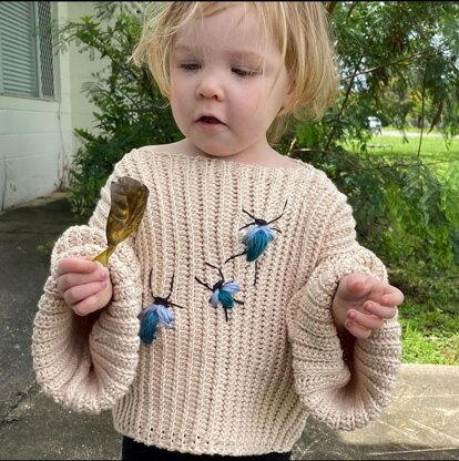 Baby sweater Bugs