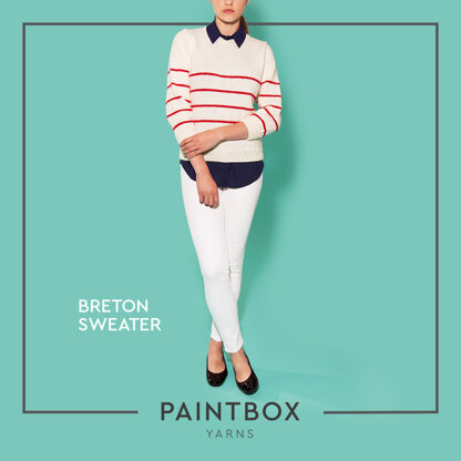 Breton Pullover - Strickanleitung von Paintbox Yarns