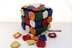 Rubik's Cube Tissue Box with Rearrangable Squares