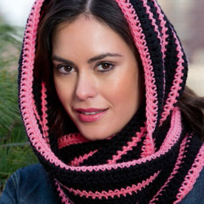Bright Stripes Cowl in Red Heart Soft and Soft Baby Steps - LW4644EN