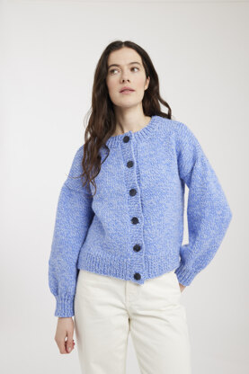 Good For You Cardigan in Wool and The Gang Alpachino Merino Twist - Downloadable PDF