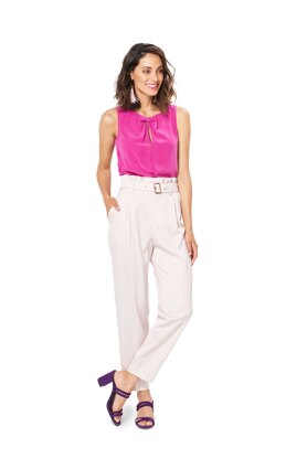 Burda Style Misses' Highwaisted Pants B6332 - Paper Pattern, Size 8-18