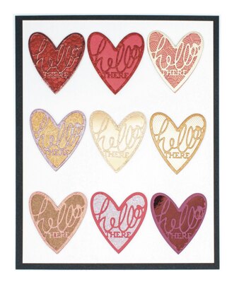 Tonic Studios Craft Perfect Luxury Embossed Cardstock A4 5/Pkg - Rose Glacier