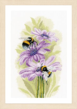 Lanarte Dancing Bees Counted Cross Stitch Kit - PN-0190652