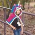 Unicorn Hooded Capelet