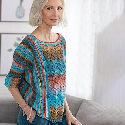 Noro - Women's Entrelac Sweater in Kureyon (downloadable PDF) - Wool  Warehouse - Buy Yarn, Wool, Needles & Other Knitting Supplies Online!