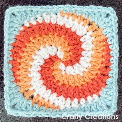 Candy Swirl Granny Square